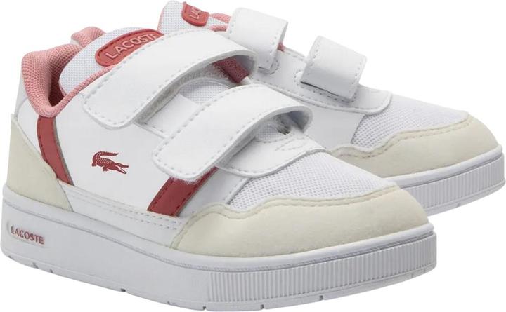 Actual product image Lacoste Childrens/Kids T-Clip Synthetic Suede Trainers (22)