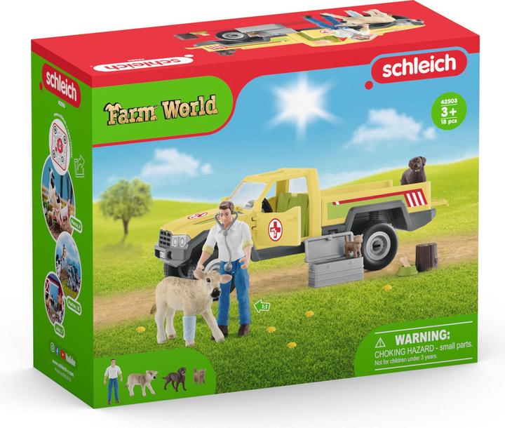 Image du produit Schleich Visite chez le vétérinaire à la ferme