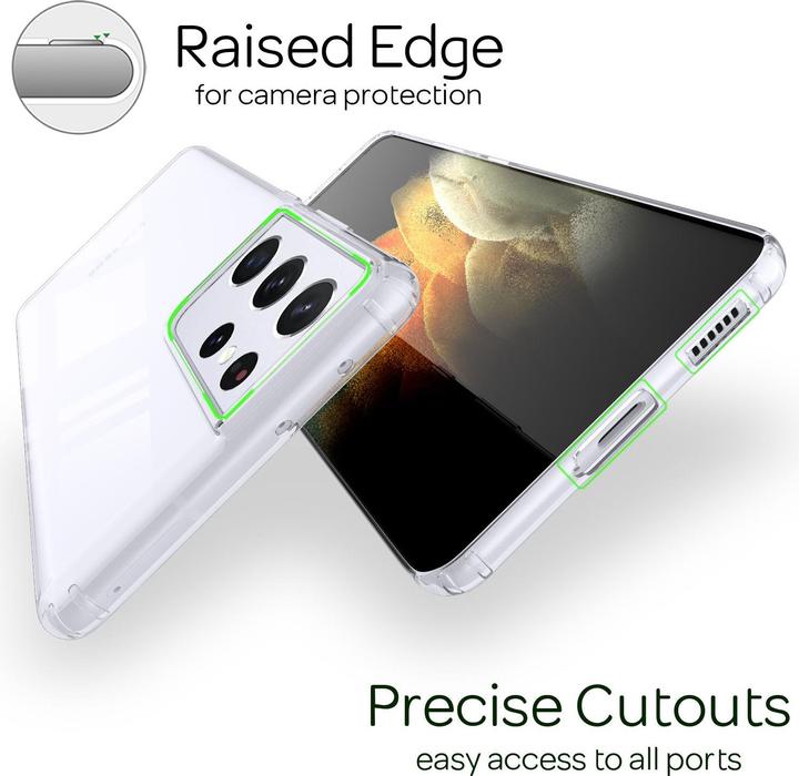 Actual product image Nalia Hull Transparent (Samsung Galaxy S21 Ultra)