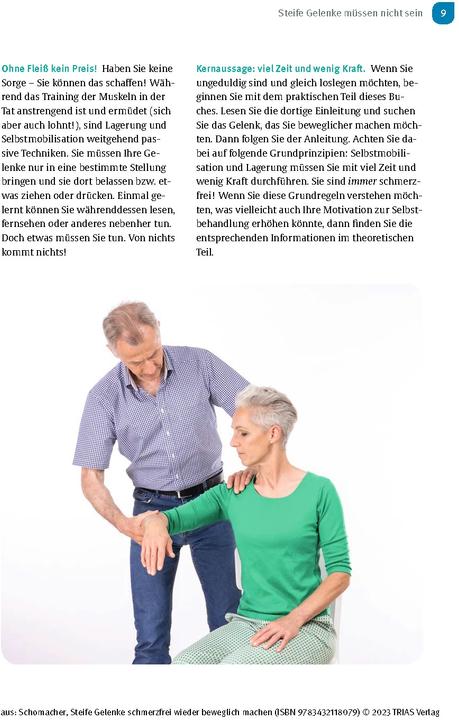 Produktbild Steife Gelenke schmerzfrei wieder beweglich machen (Deutsch, Jochen Schomacher, 2023)