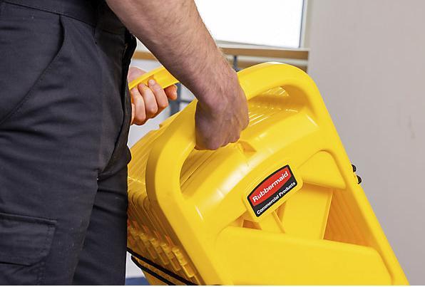 Produktbild Rubbermaid Absperrzaun aus Polyethylen, mobil