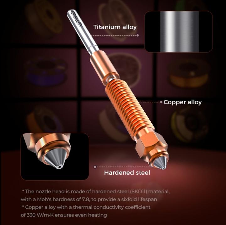 Image du produit Creality K1 Series New Ceramic Hotend Kit with Unicorn Driver (Accessoire)