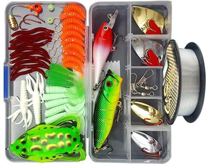 Actual product image JTI Large kit with fishing rods - 56 parts