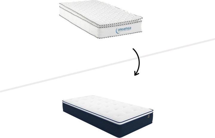 Actual product image Ysmée Altier (90 x 190 cm, Spring core)