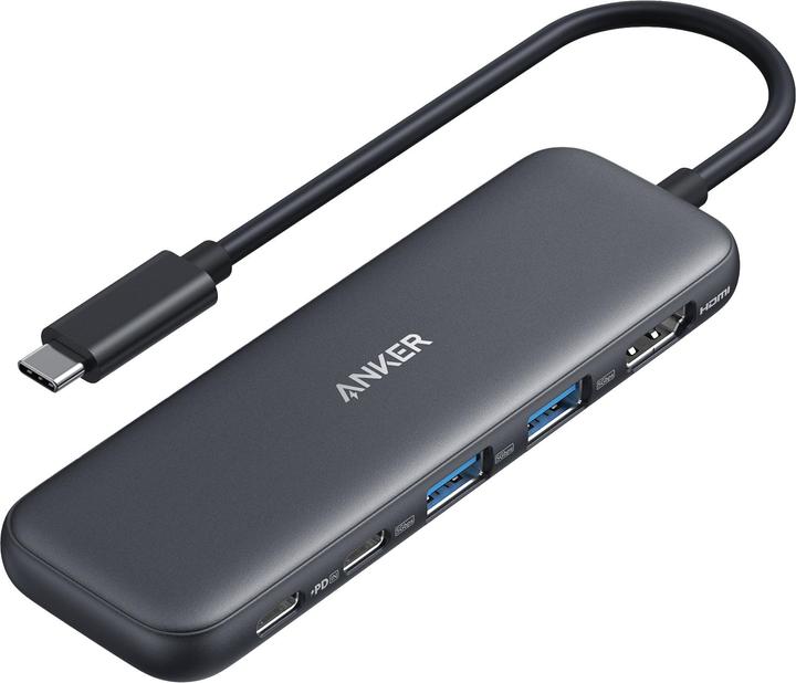 Image du produit Anker Hub USB-C (5 en 1) 1 x HDMI 4K 2 x USB-A 1 x USB-C 1 x USB-C PD 100W (USB-C, 5 Ports)