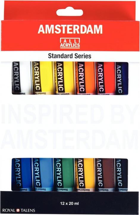 Amsterdam Acrylfarbe Starter Set (Mehrfarbig, 20 ml)
