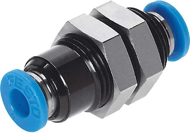 Festo Push-in Bulkhead Connector, 3mm (Rohrverschraubung)
