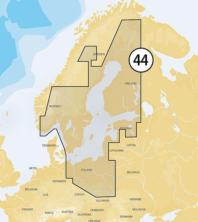 Image du produit Navionics Or XL9 : 44XG mer Baltique orientale