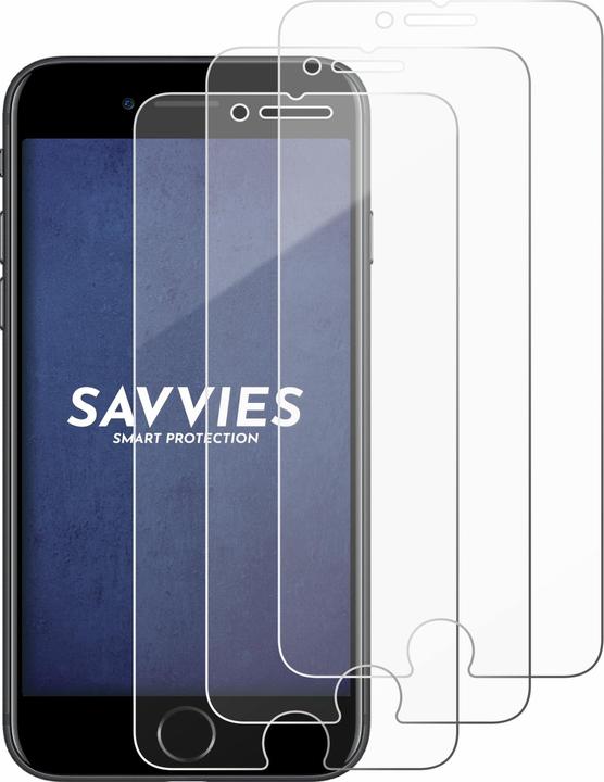 Image du produit Savvies Verre Trempé Protection Écran (3 pièce(s), Apple iPhone 7, Apple iPhone 8)