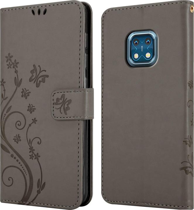 Actual product image Cadorabo Flower Book cover (Nokia XR20)