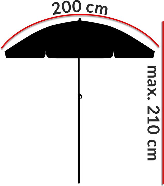 Image du produit Kingsleeve Parasol (2 m)