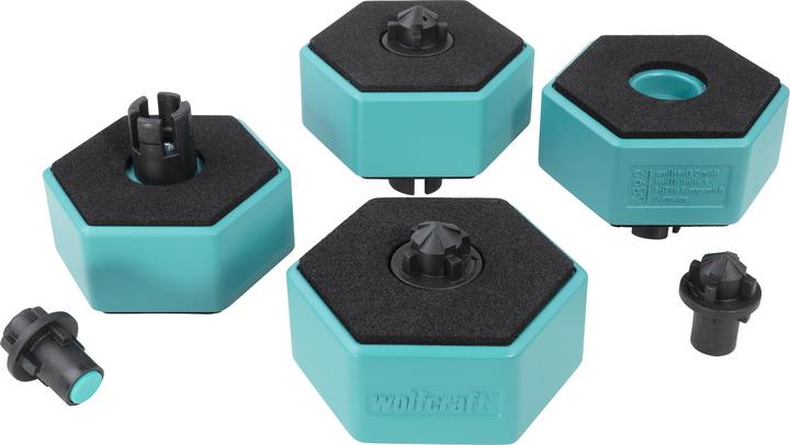Immagine prodotto wolfcraft 4 Supporti per pezzi multifunzionali (Materiale sintetico)