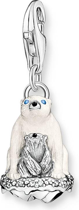 Image du produit Thomas Sabo Charm pendentif ours polaire argent (Argent 925, Émail)