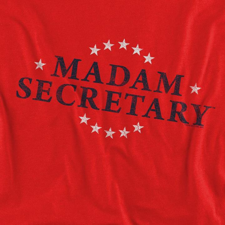 Actual product image Madam Secretary Unisex Adult Distressed Logo Sweatshirt (M)