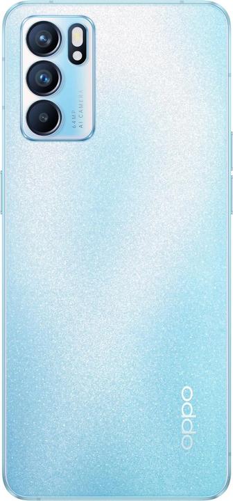 Actual product image OPPO Reno6 (128 GB, Arctic Blue, 6.43", Dual SIM, 64 Mpx, 5G)