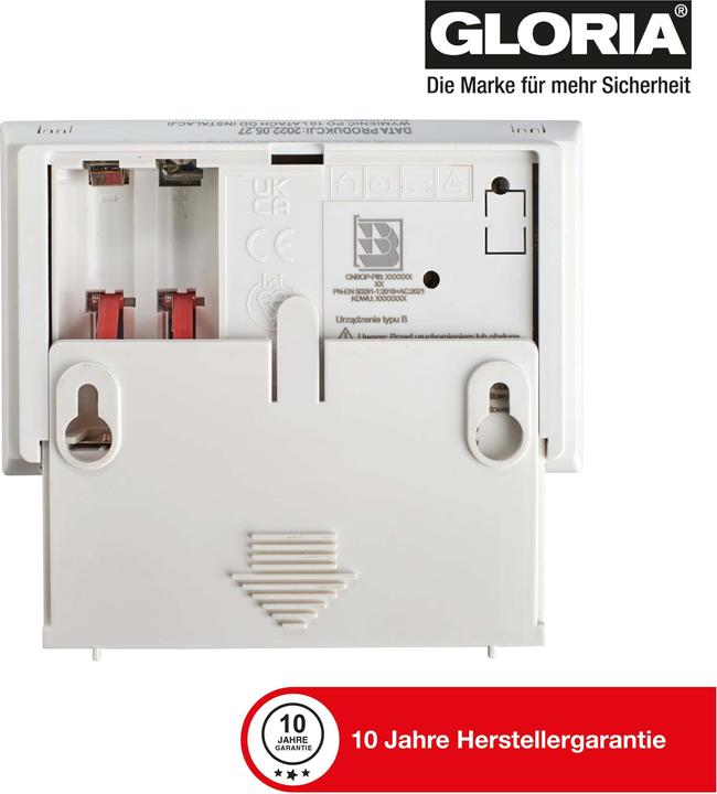 Immagine prodotto Gloria Haus und Garten 002518.0571 Rilevatore di monossido di carbonio a batteria rileva il monossido di carbonio