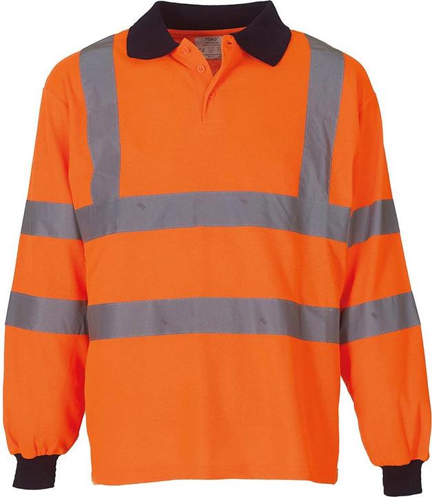 Yoko HiVis Polo Shirt langarm (2 StückPackung)