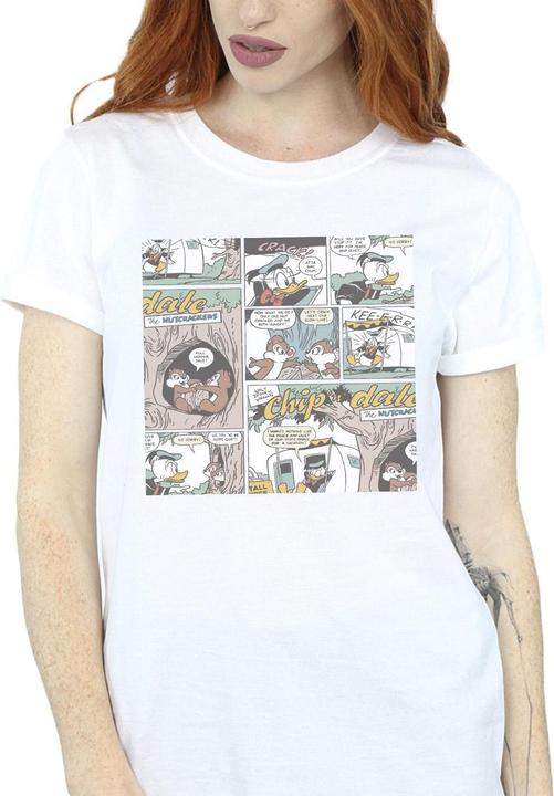 Immagine prodotto Disney Chip 'n Dale Comic Maglietta Ampia Donna (3XL)