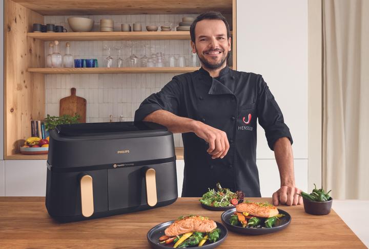 Produktbild Philips Dual Basket Airfryer NA352/09 (CH-Stecker)