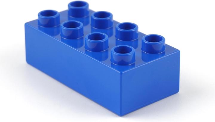 Produktbild LEGO Duplo 2x4 Steine Blau - 80 Stück - Grundbausteine 3011 NEU (3011)