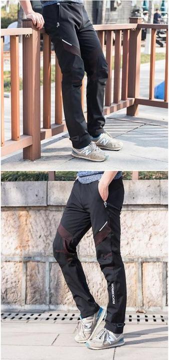 Image du produit Rockbros Patrol Cycling Windproof Sports Pants Size L - Black (L)