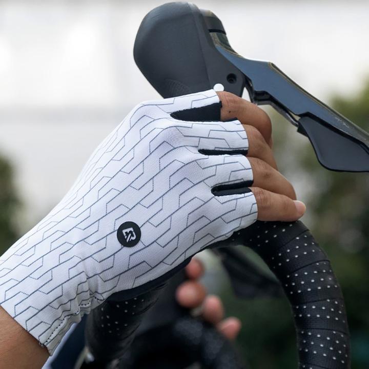 Produktbild Rockbros Road Cycling Gloves Size: M - Black and White (M)