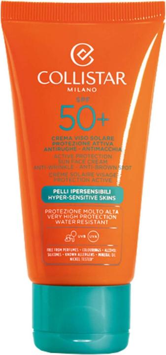 Produktbild Collistar CS Sun - Active Protection Sun Face Cream Anti-Wrinkle SPF 50+ (Sonnencreme Gesicht, SPF 50, 50 ml)