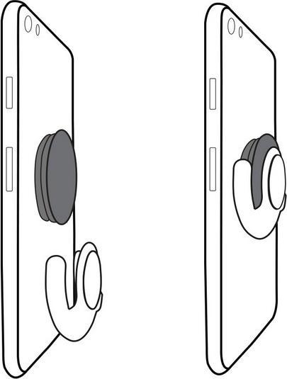 Actual product image PopSockets multi-surface mount