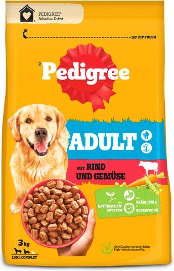Immagine prodotto Pedigree Manzo e verdure per adulti (Adulto, 3 pz., 3000 g)