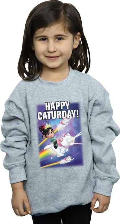 Immagine prodotto Disney Wreck It Ralph Happy Caturday Felpa Ragazze (128)