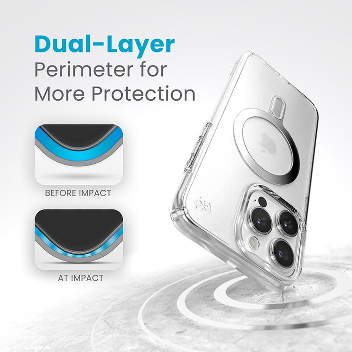 Produktbild speck Presidio Perfect-Clear - back cover for mobile phone (Apple iPhone 15 Pro Max)