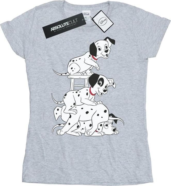 Actual product image Disney Womens/Ladies 101 Dalmatians Chair Cotton T-Shirt (XL)