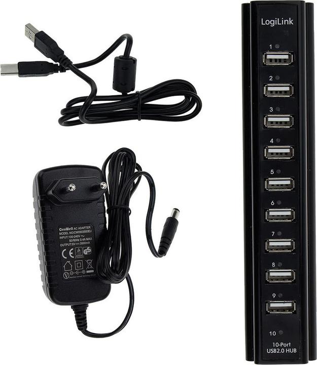 Image du produit LogiLink UA0096 (USB-A, 10 Ports)