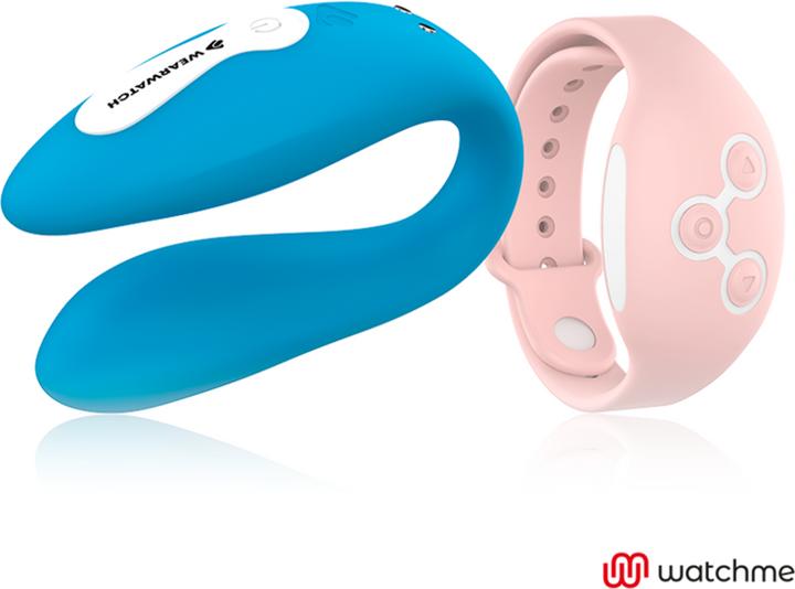Actual product image Wearwatch Dual Pleasures" couple vibrator with Bluetooth function
