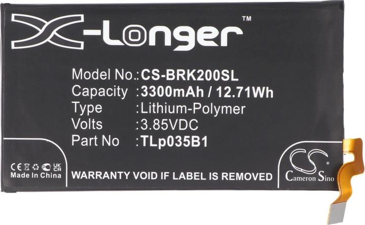Image du produit AccuCell Batterie BlackBerry KEY2, BBF100-1, BBF100-2, BBF100-4, BBF100-6, BBF100-8