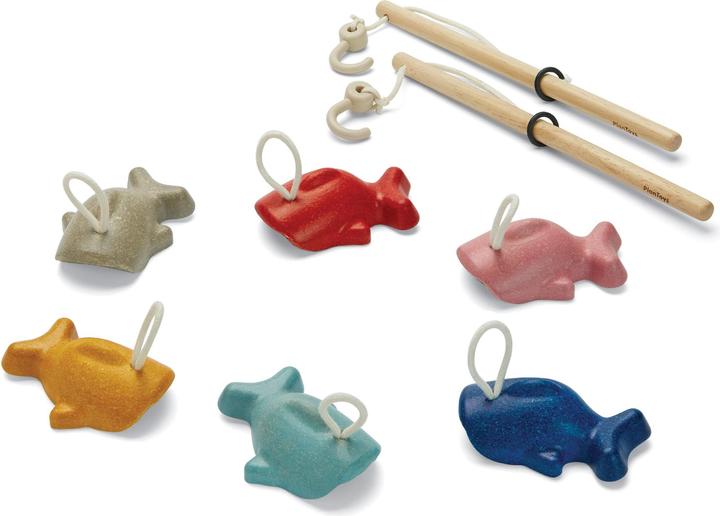 Actual product image Plantoys Fishing game (English, German, French, Italian, Swiss German)