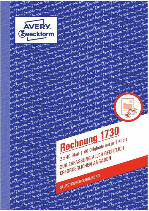 Produktbild Avery Rechnung (40 x)