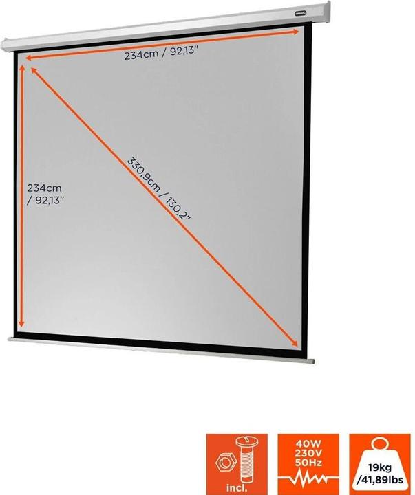 Produktbild Celexon Motor Economy, Leinwand, 1:1 (133.46", 1:1)