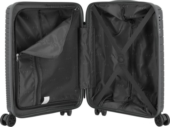 Actual product image D&N Travel Line 4600 4 wheels cabin trolley S 55 cm (35 l, Hand luggage (up to 50 litres))