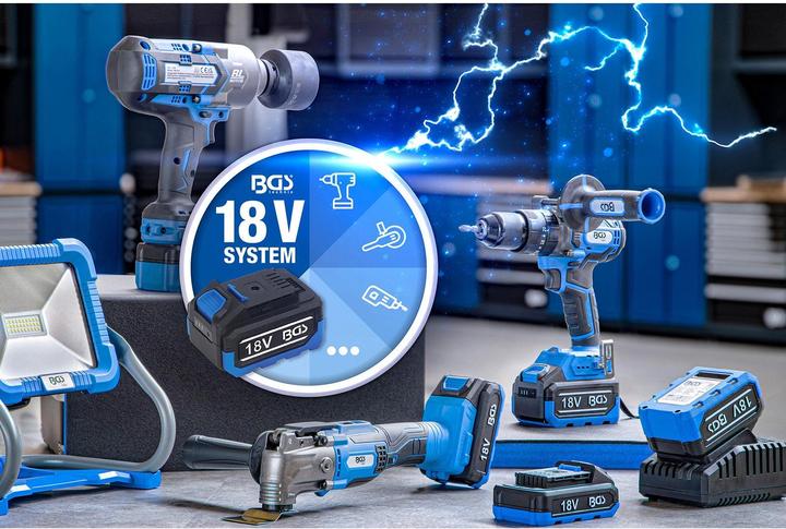 Actual product image BGS Cordless Polisher and Grinder | brushless | 18 V | without rechargeable Battery