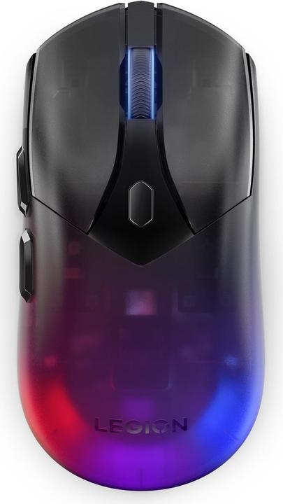 Image du produit Lenovo Legion M410 Wireless RGB Mouse - Mus - 6 knapper - Sort med RGB lys (Sans fil, Filaire)
