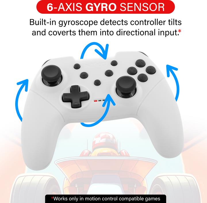 Immagine prodotto Nyko Mini Wireless Core Controller - White For Switch (Switch)