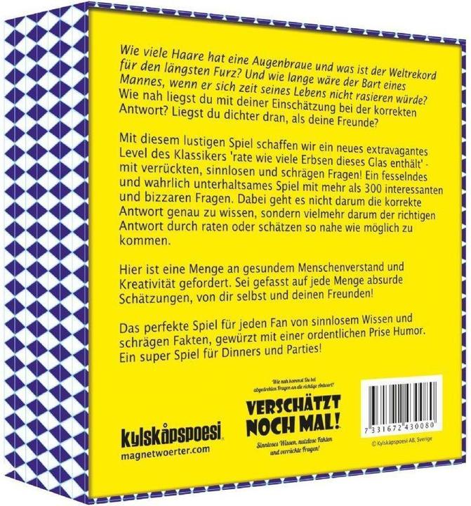 Produktbild Gesprächsstoff: Verschätzt noch mal! (Deutsch)