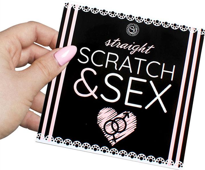 Actual product image Secret play Scratch & Sex Straight (Deck of cards, English, Spanish, French, Portuguese, German)