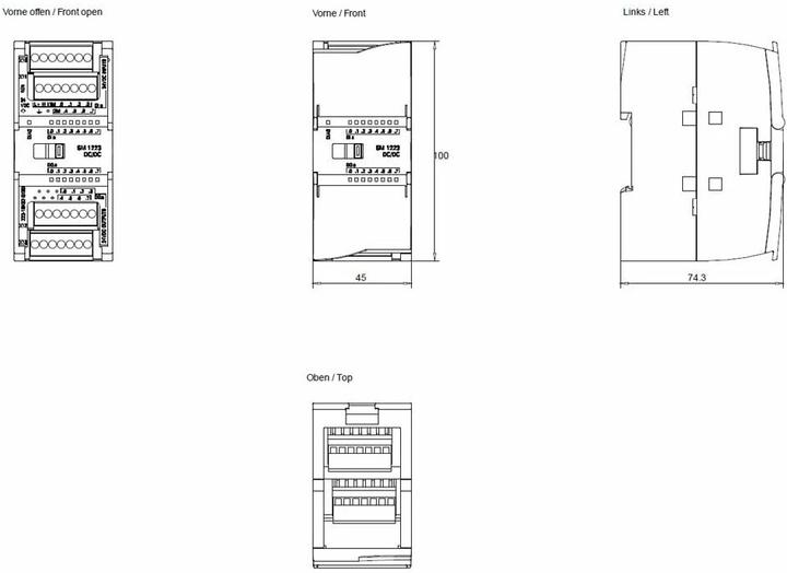 Immagine prodotto Siemens I/O DIGITALE SM 1223, 8 DI / 8 DO