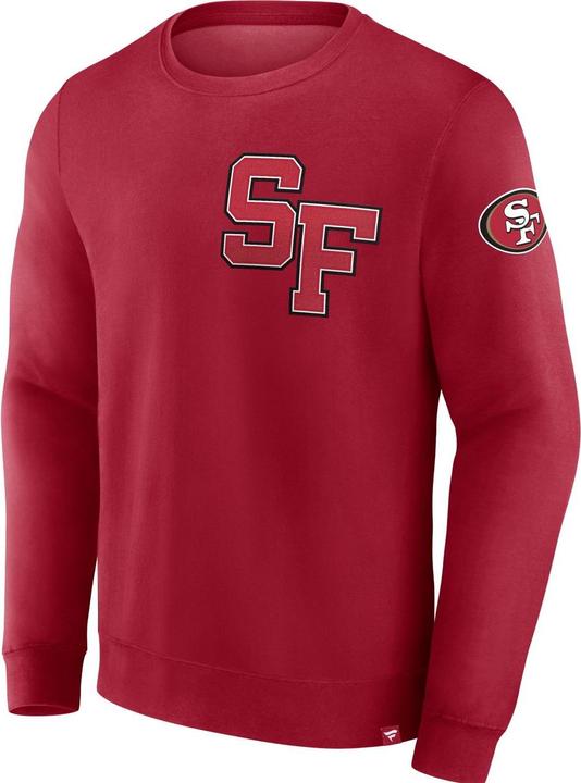 Actual product image Fanatics San Francisco 49ers Varsity Letter NFL Fleece Pollover - S (S)