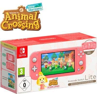 Produktbild Nintendo Switch Lite Animal Crossing: New Horizons Melinda-Edition