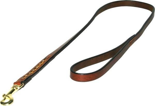 Immagine prodotto Colly Guinzaglio in pelle con decorazione di strass, 120 cm 16 mm, marrone (Cane)