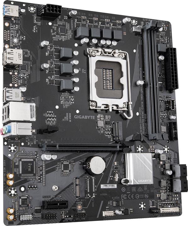 Immagine prodotto Gigabyte H610M D3W DDR4 Scheda madre - Supporta CPU Intel Core di 14a generazione, VRM a 5+1+1 fasi, fino a 3 (LGA 1700, Intel H610, mATX)