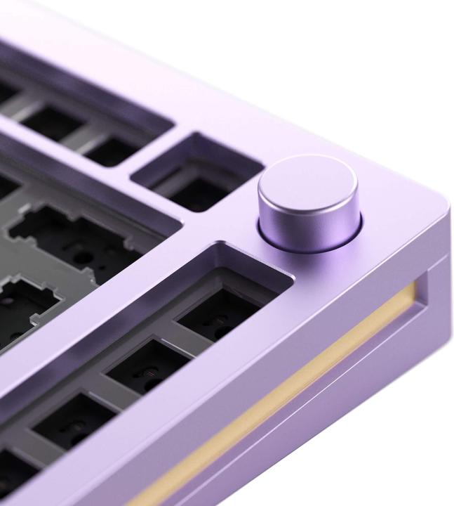 Actual product image Akko Monsgeek M1 Barebone, ISO layout - Purple (DE, Cable)